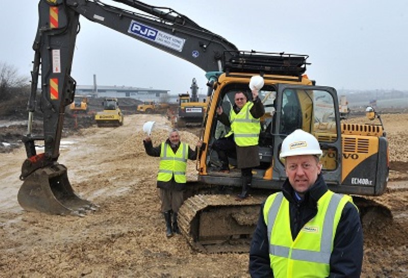 425000 sq ft of employment space on the ground in Enterprise Zone as work starts on Samuel Grant operations centre